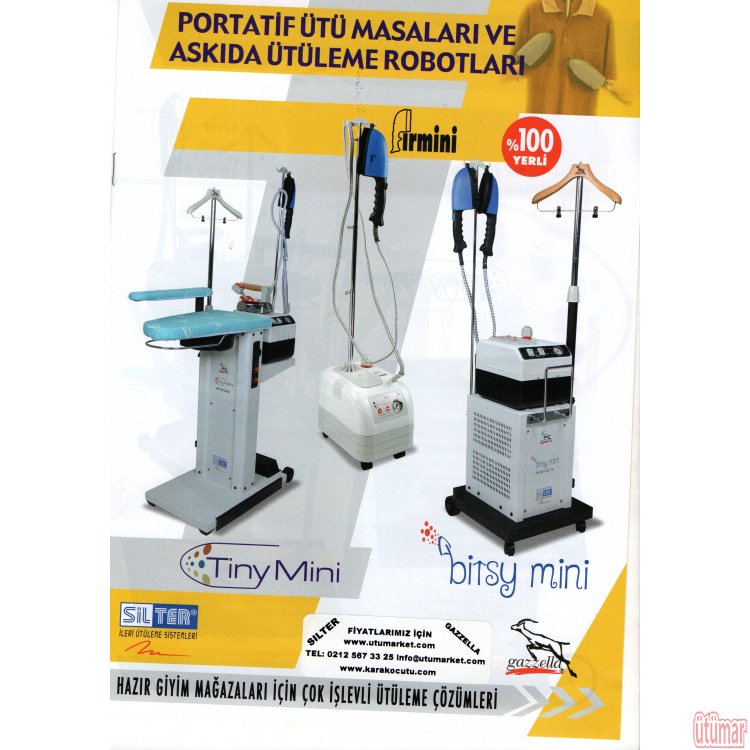 TİNY MİNİ Gazzella  tiny mini kazanlı tip ütü ve fırça 2 in 1tiny mini askıda